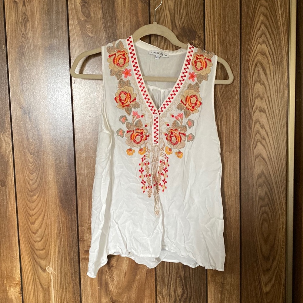 Limerence Co. Embroidered Blouse